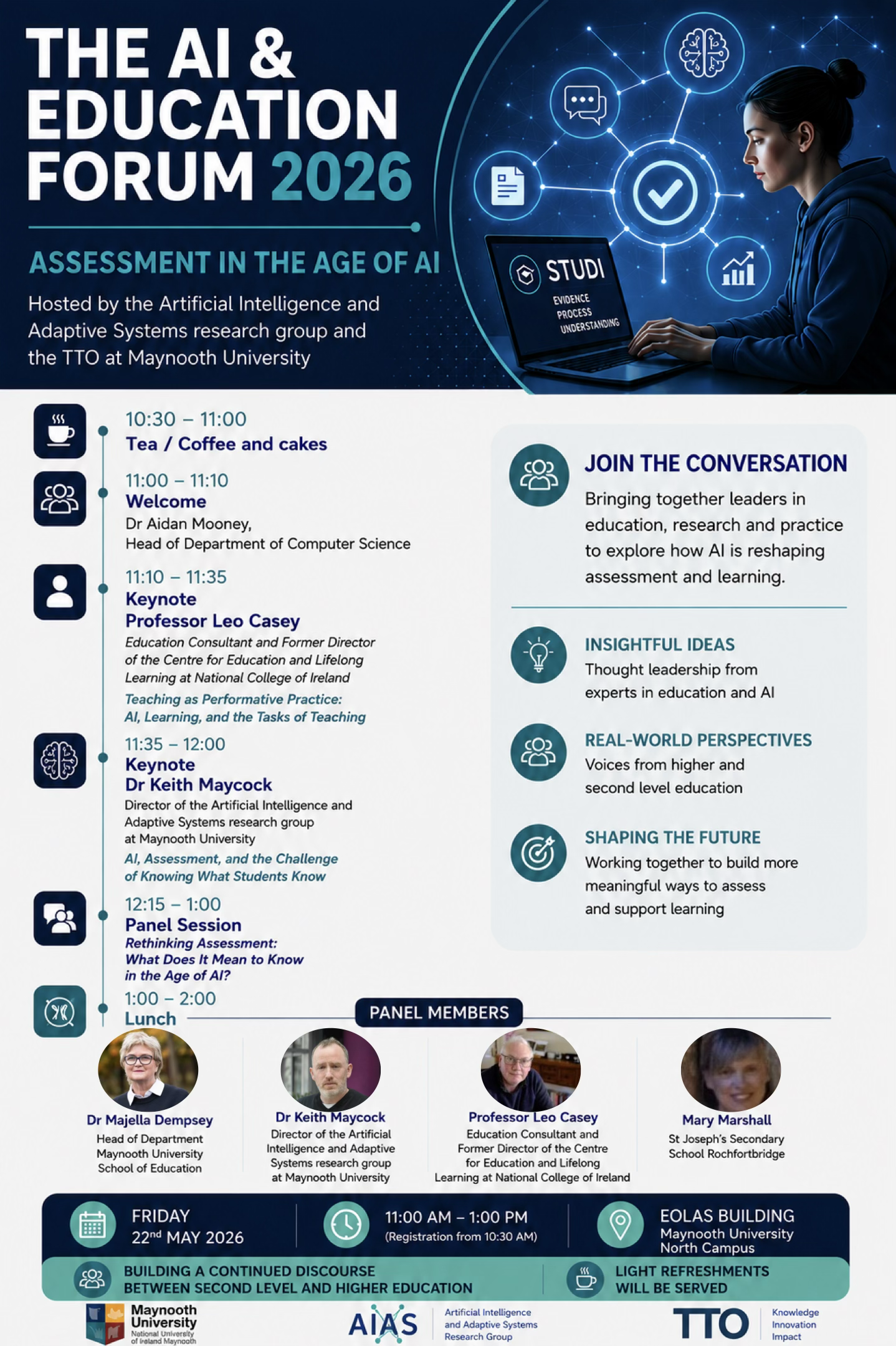 AI and Education Forum 2026 event poster